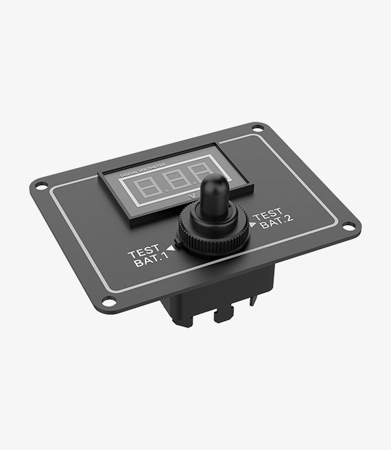 2-Way Voltage Display Switch Panel